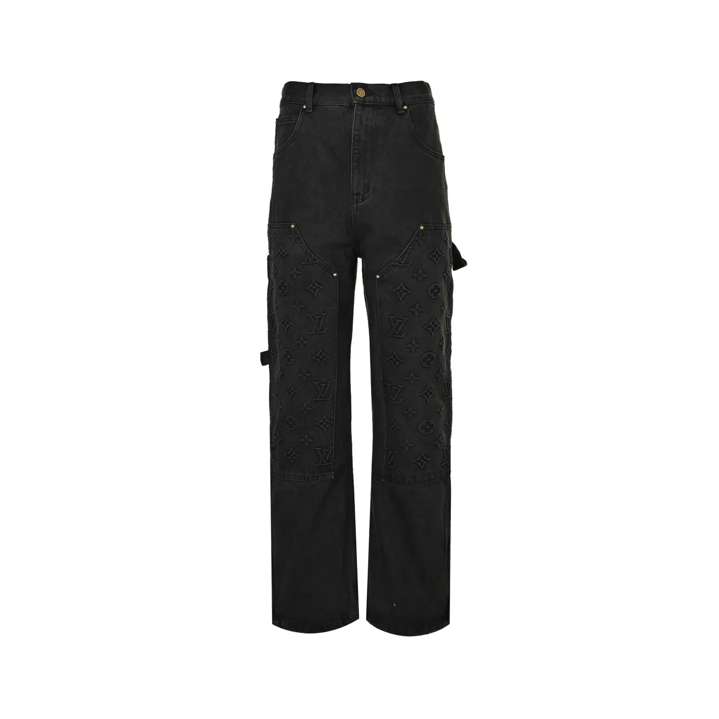 Louis Vuitton/Louis Vuitton presbyopic embossed jeans